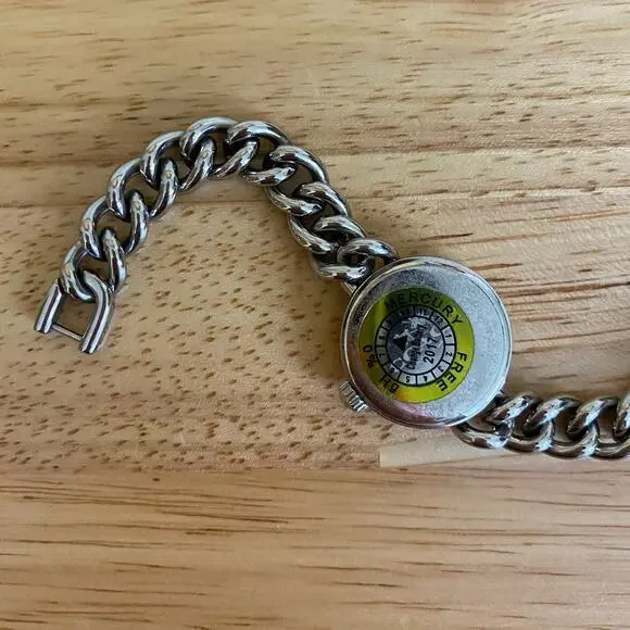 Coach Silver Stainless Steel Link Chain Watch Bracelet - Picture 9 of 11